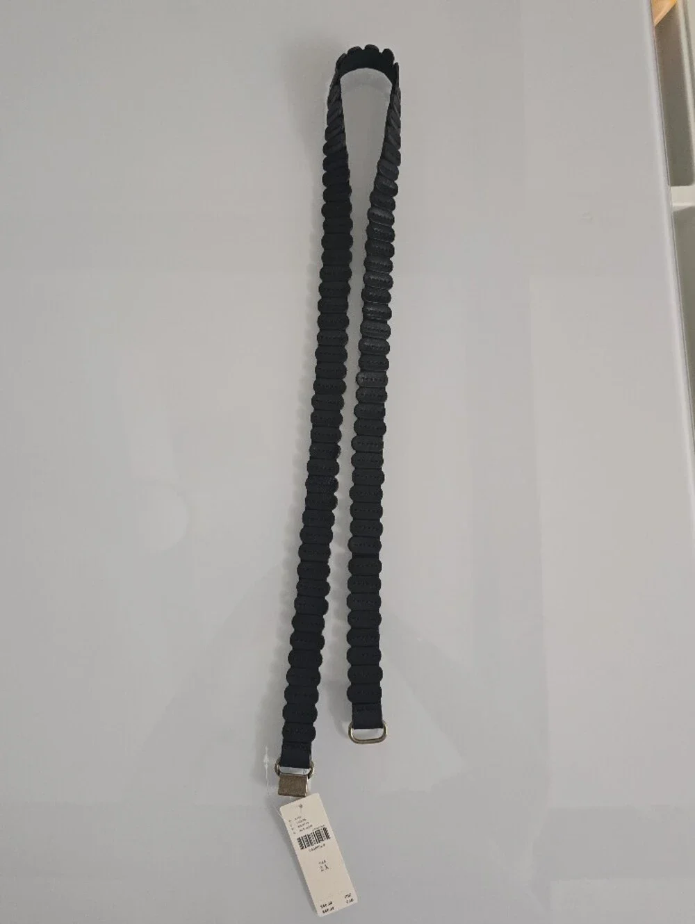 Black Elastic With Antique Gold Clasp